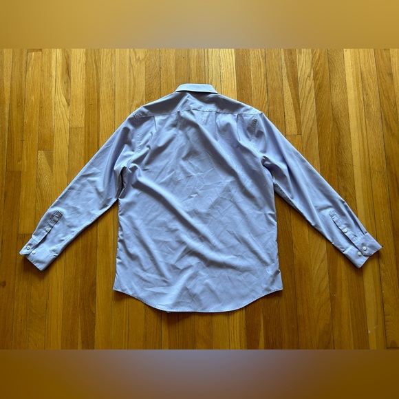 Ryan Seacrest Distinction Lavender Slim Fit Stretch Shirt - Large - Picture 5 of 5